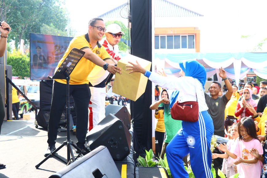 Polres Gresik Hadir Untuk Masyarakat, Gelar Bhayangkara Fest 2026 Pererat Kebersamaan