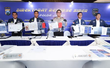 Polda Jatim Bongkar Sindikat Penipuan Online Emas Murah, Lima Tersangka Diantaranya Warga Binaan Lapas Diamankan